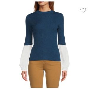 Tucci puff sleeve veronica beard